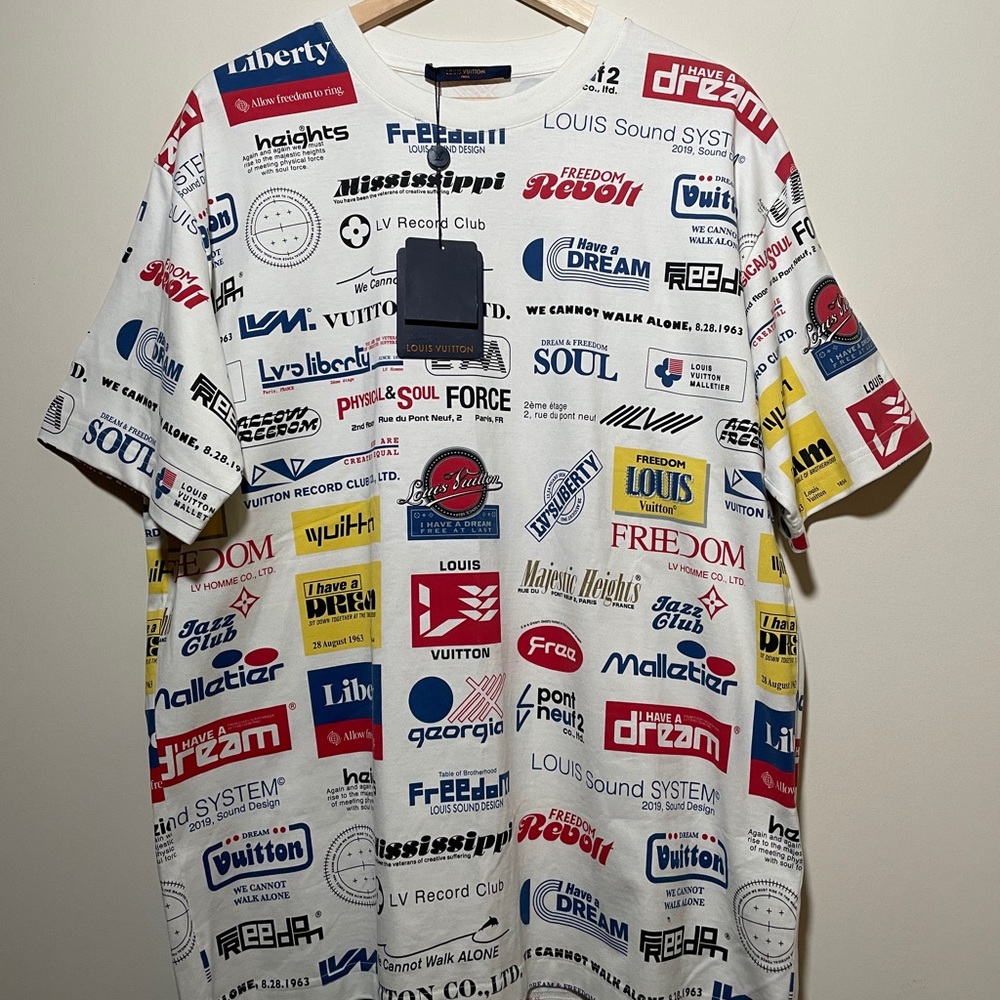 Louis Vuitton Graphic Tshirt Martin Luther King Jr. Designed by Virgil Abloh